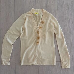 Women's Cream Cashmere Sweater